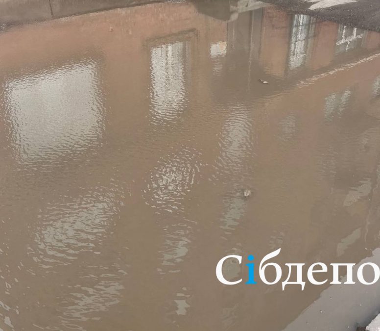 Видео: поселок в Кузбассе ушел под воду