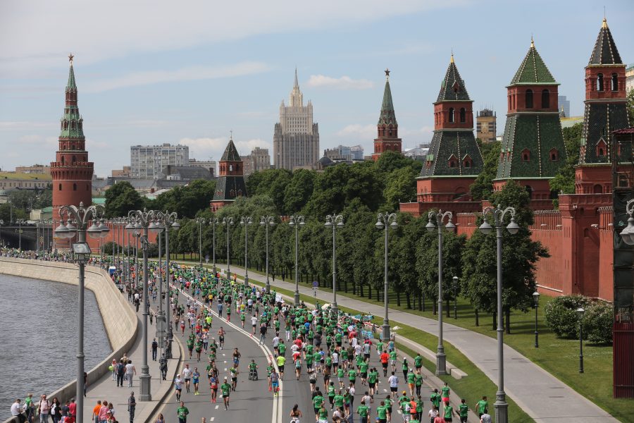 The “Running Hearts” Green Marathon in Moscow, Russia, June 1, 2019. Photographer: Andrey Rudakov.