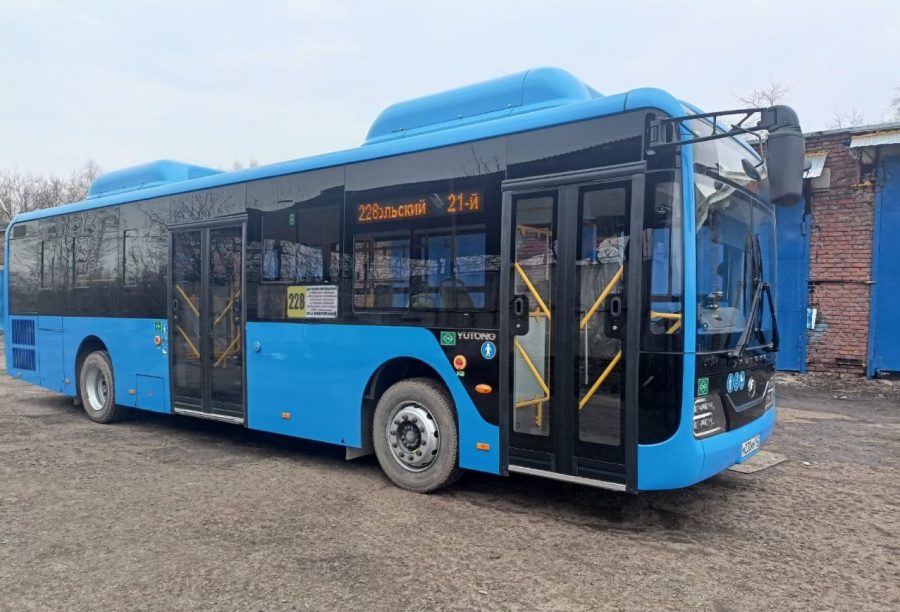 Два новых автобуса выйдут на дороги Кемерова
