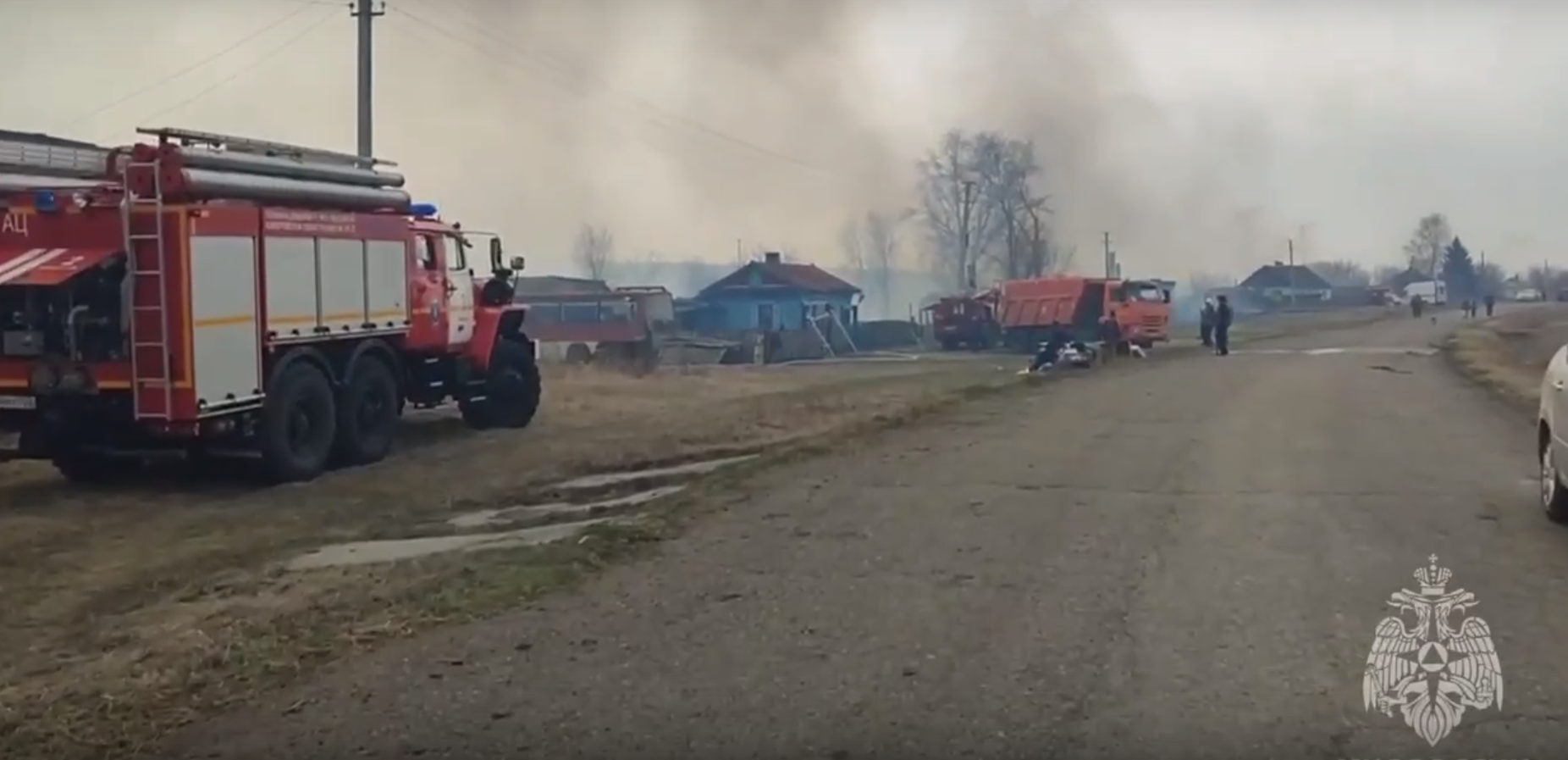 Масштабный пожар произошёл в деревне в Кузбассе • 05.05.2023 • Новости •  Сибдепо