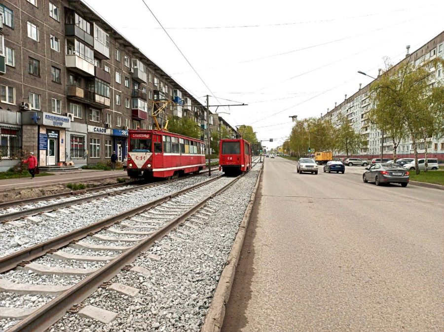 В Новокузнецке возобновили работу трамваи по новым путям