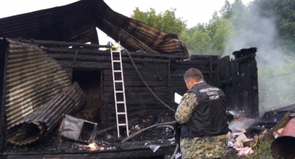 В Кузбассе во время пожара погибли четверо