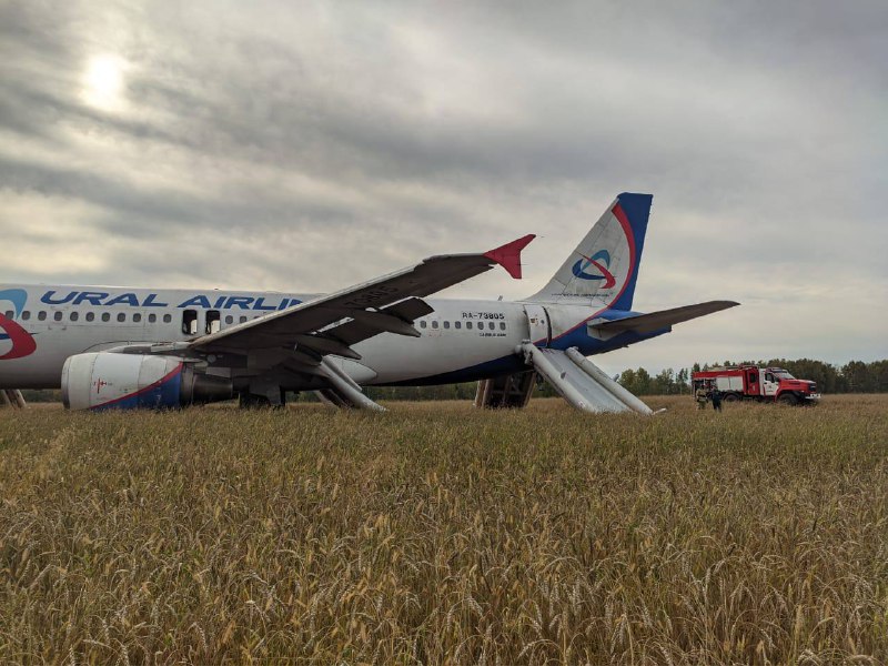 МЧС: пассажиров из самолета «Уральские авиалинии» эвакуировали