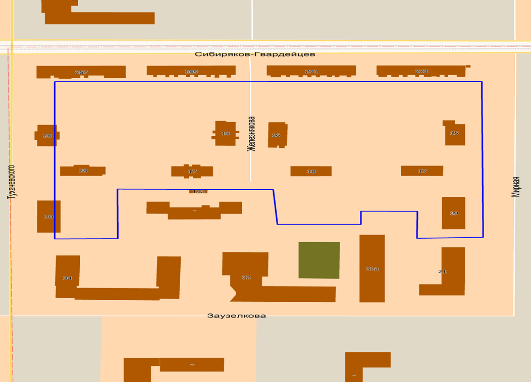 План застройки кемерово сибиряков гвардейцев