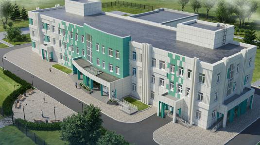 Власти кузбасского города показали проект новой поликлиники