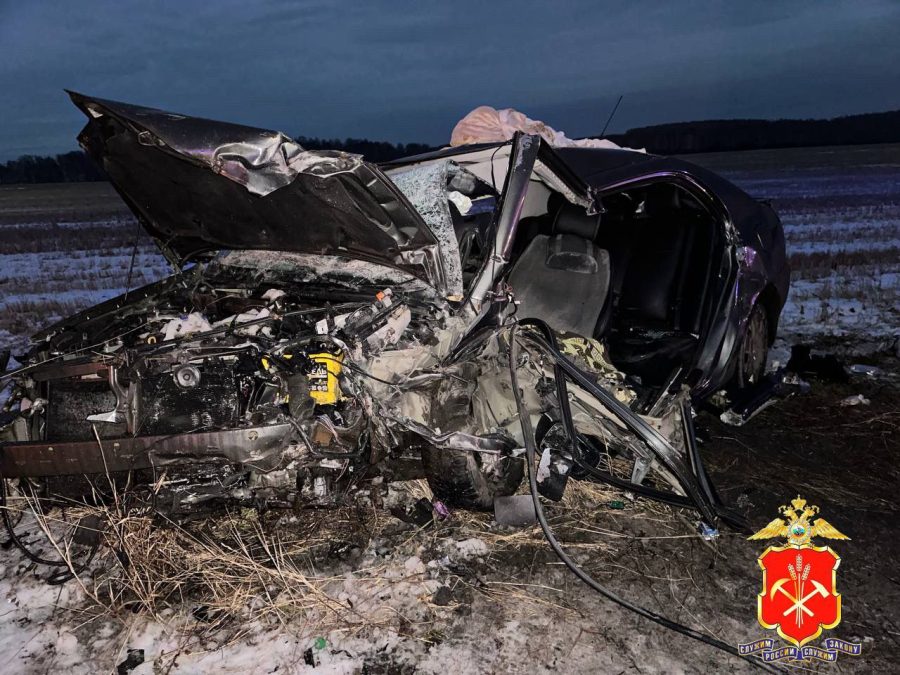 В Кузбассе пассажир погиб в жуткой дорожной аварии