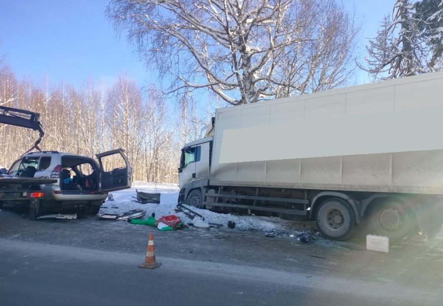 Лобовое столкновение авто с грузовиком привело к смерти  в Кузбассе