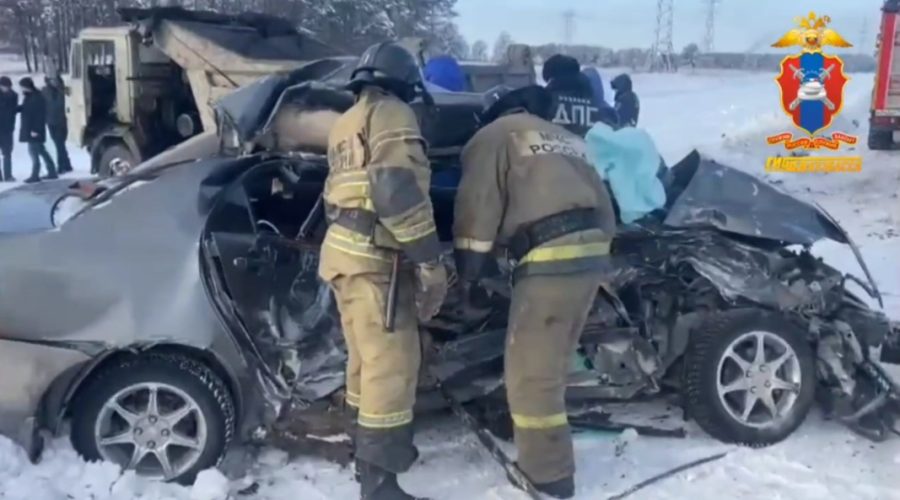 В Кузбассе женщина погибла в страшном ДТП с грузовиком