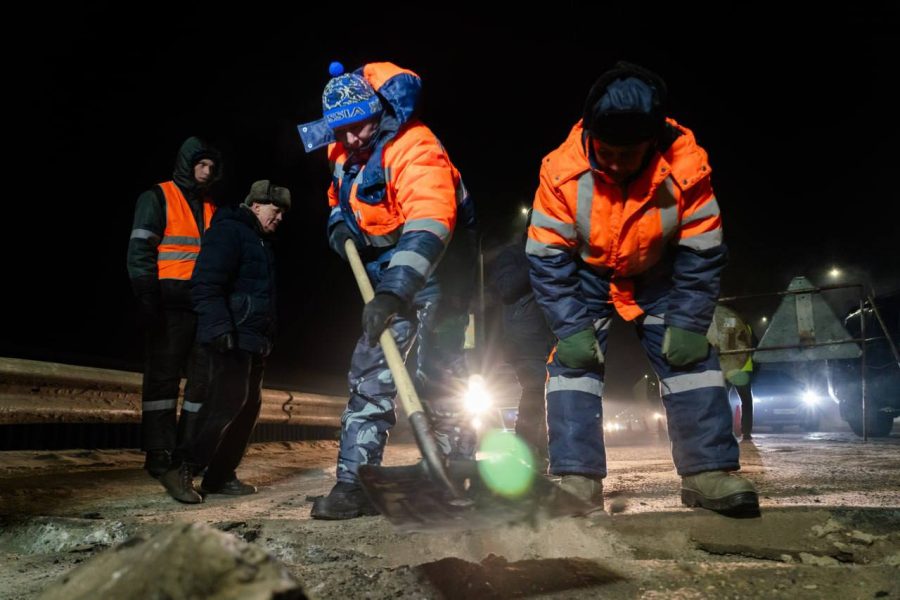 В Кемерове начался экспресс-ремонт на треснувшем мосту