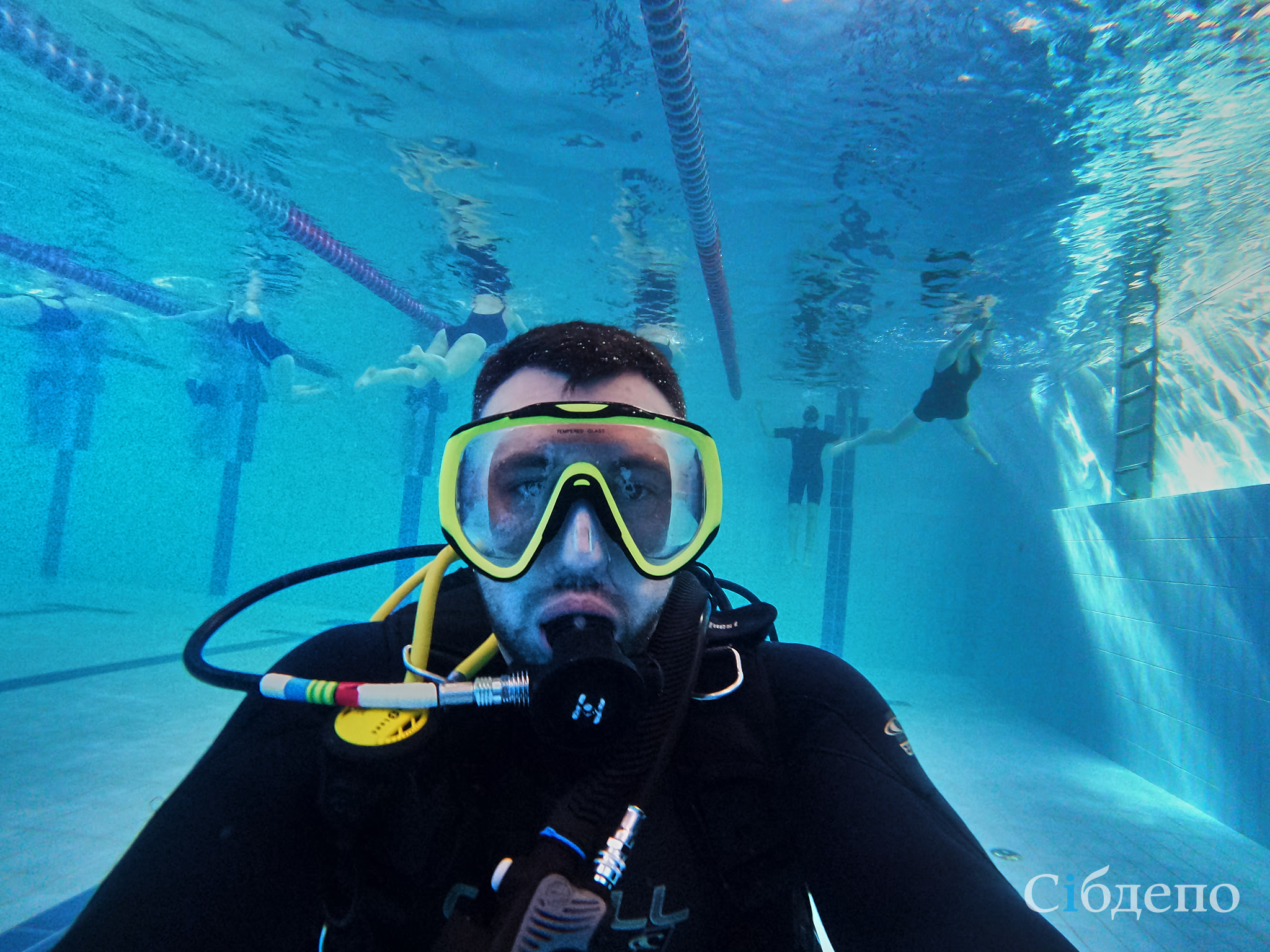 Фото: дайверы Кузбасса блеснули интеллектом под водой
