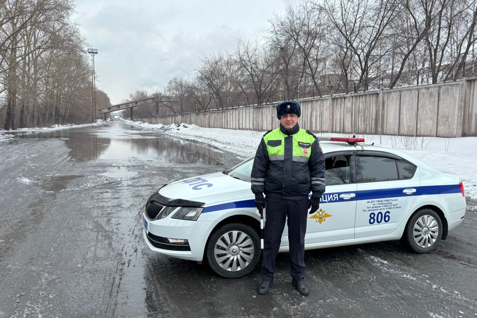 Вода перекрыла дорогу в крупном городе Кузбасса • 16.03.2024 • Новости •  Сибдепо