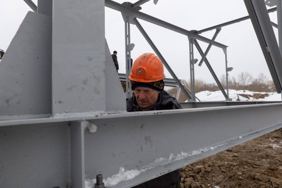 В Кемерове строят мост, по которому нельзя будет ходить и ездить