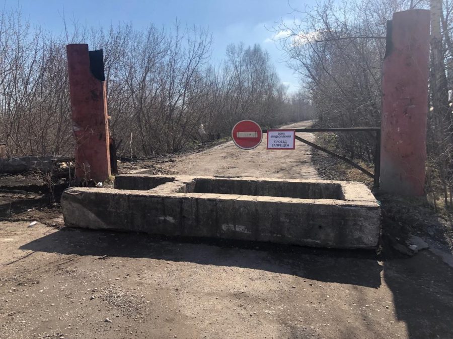 Дорогу в кузбасском городе закрыли из-за паводка