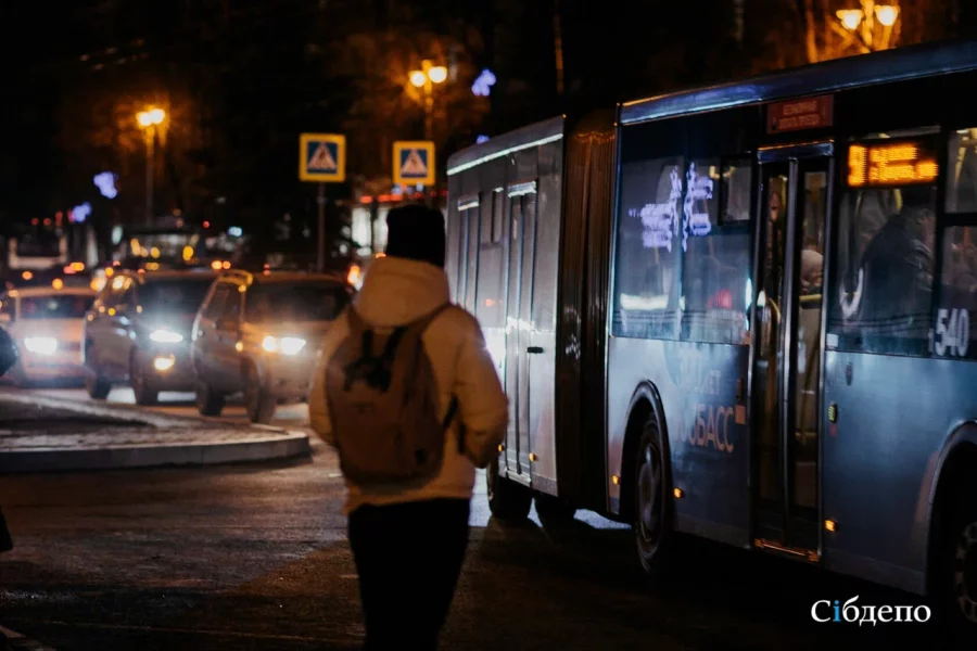 Ночные автобусы и трамваи запустят в крупных городах Кузбасса на этой неделе