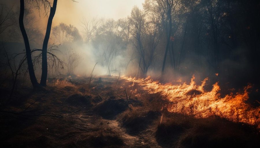 Почти три сотни человек тушат масштабный лесной пожар в российском регионе